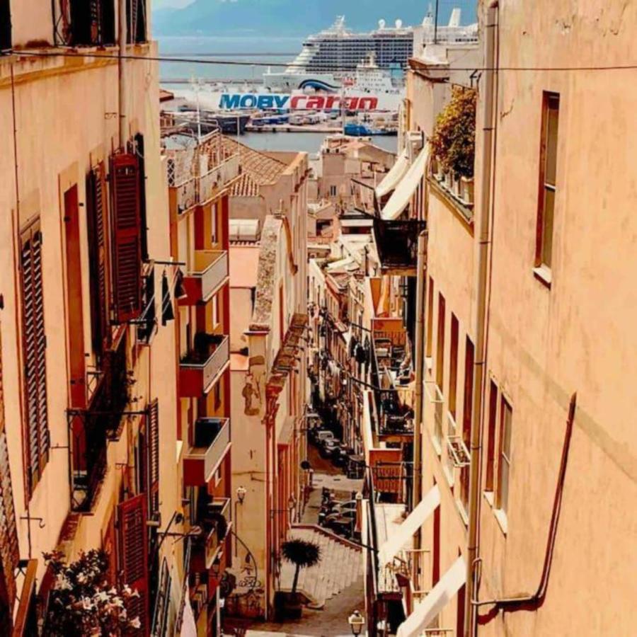 Panorama Di Mare Suite Via Cima Cagliari Centro Eksteriør bilde
